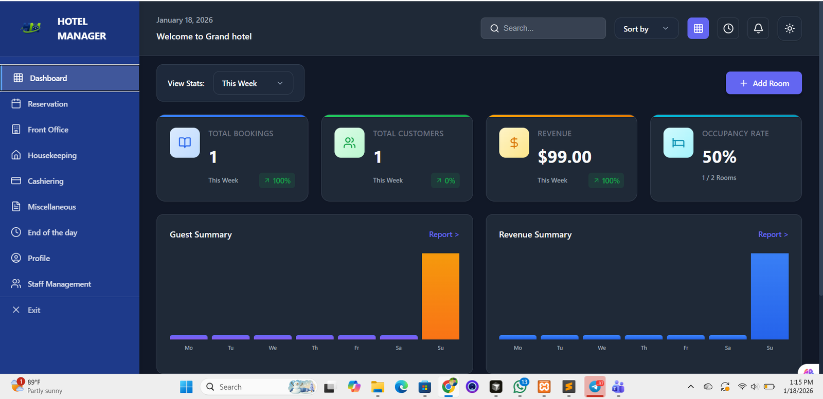 Healthcare Management System - Screenshot 2